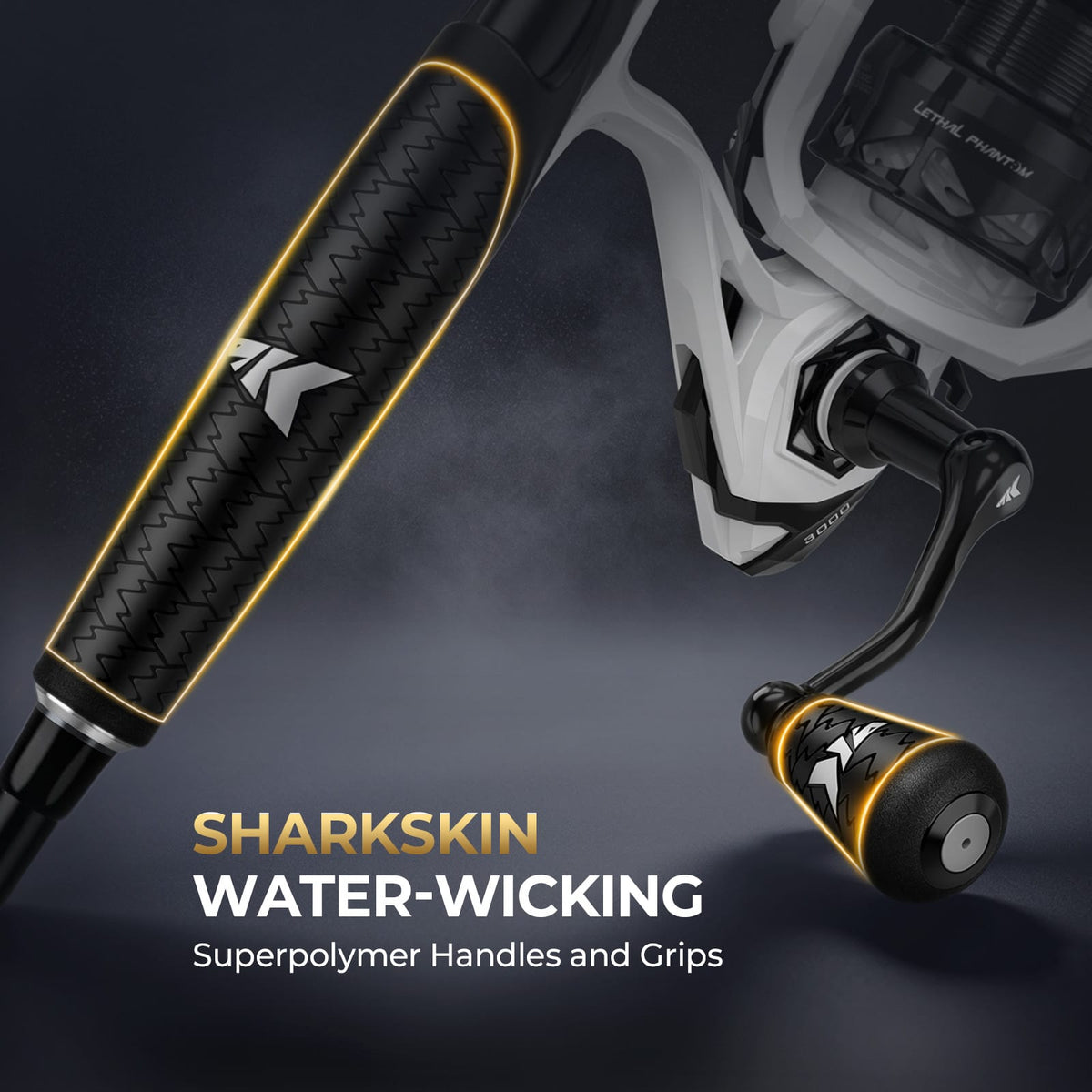 KastKing Lethal Phantom Twin-Tip Spinning Rod and Reel Combo product image 6