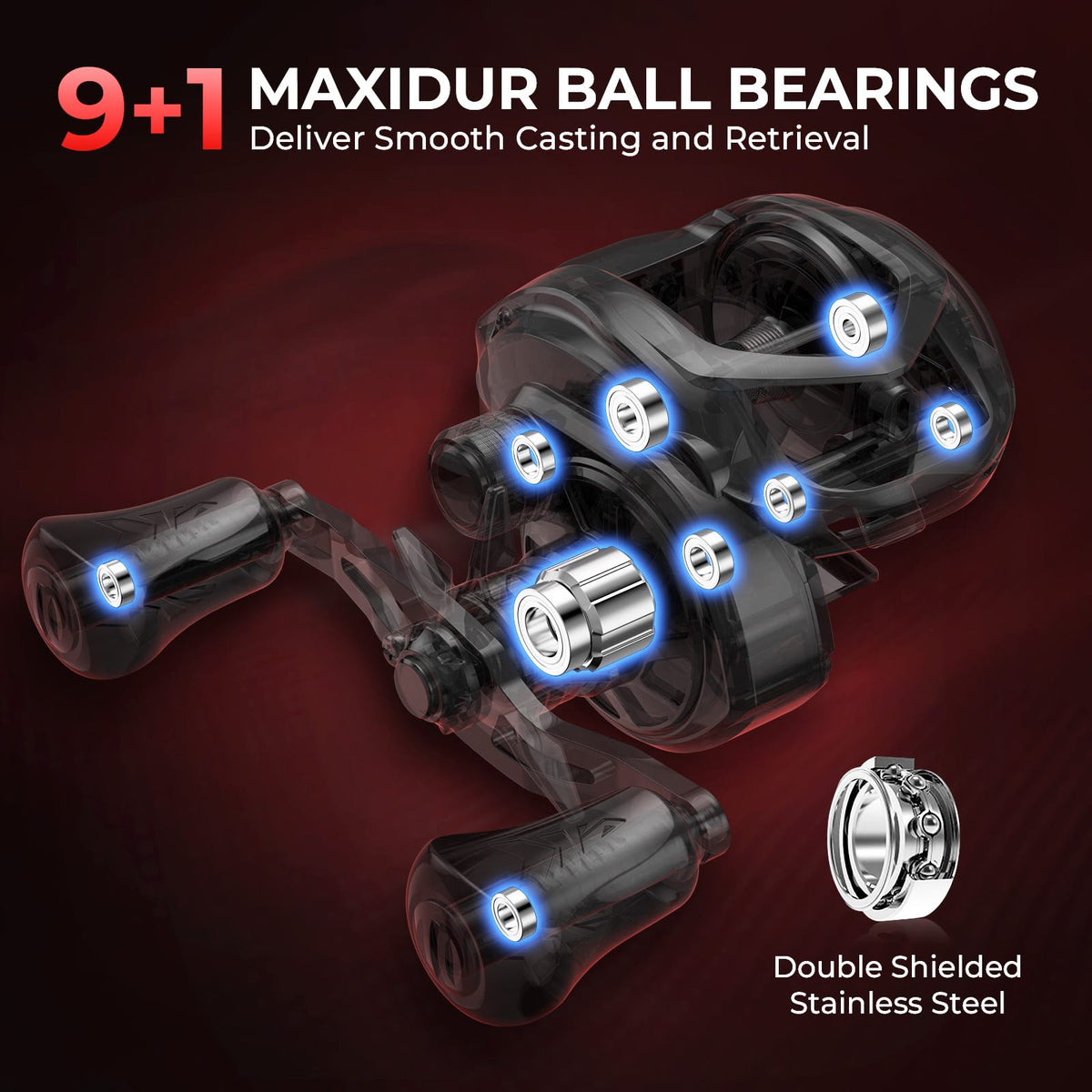 KastKing Royale Legend Max 300 Baitcasting Reel product image 6