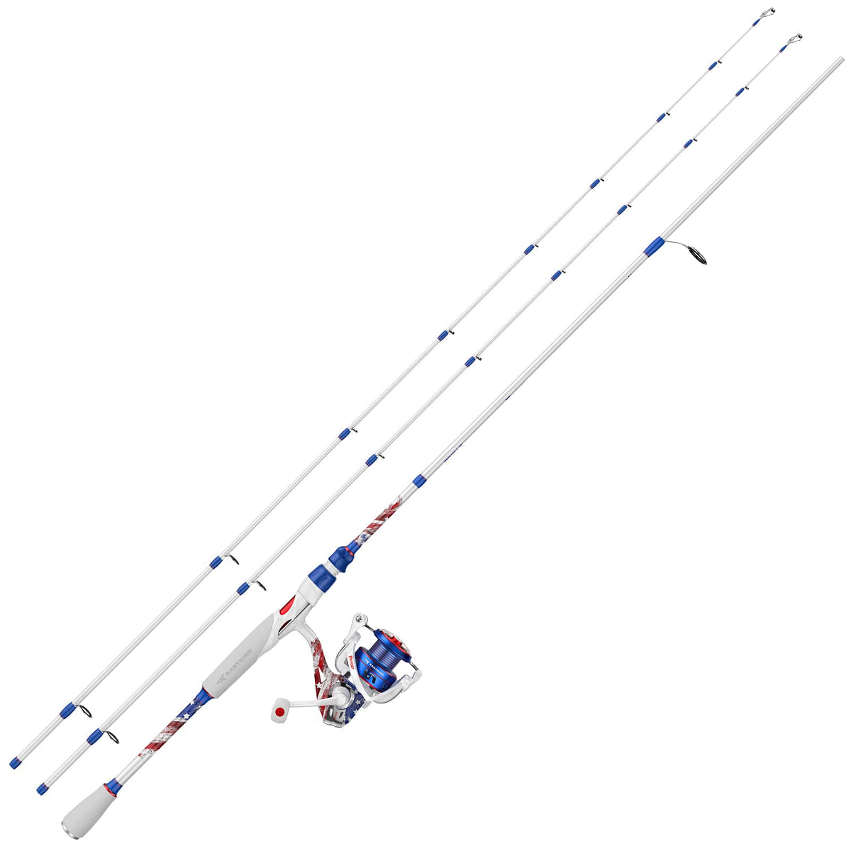 KastKing Royale Legend Patriot Twin-Tip Spinning Rod and Reel Combo product image 2
