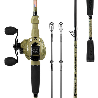 KastKing Spartacus Defender Twin-Tip Baitcaster Rod and Reel Combo product image 2