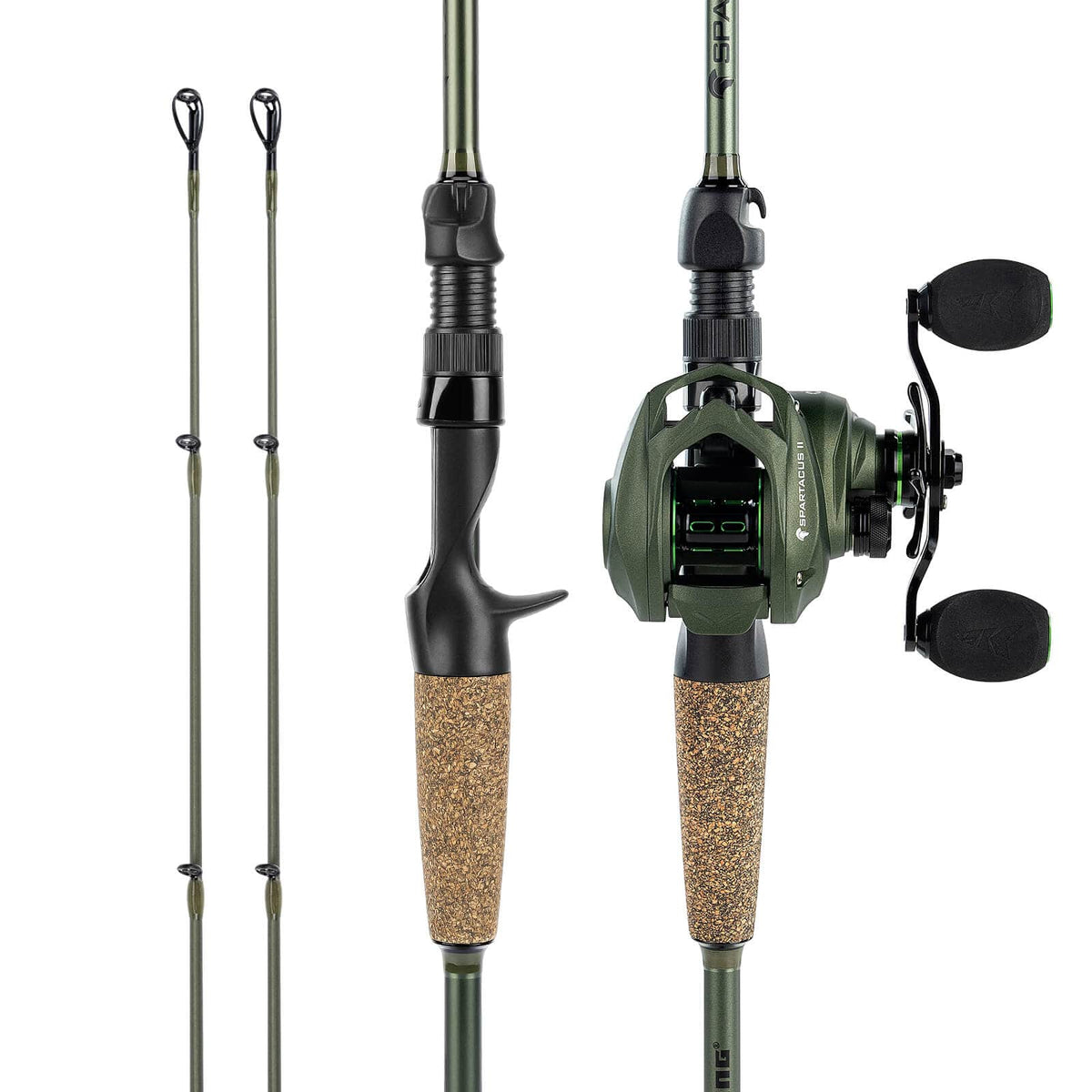 KastKing Spartacus II Twin-Tip Baitcaster Rod and Reel Combo by KastKing