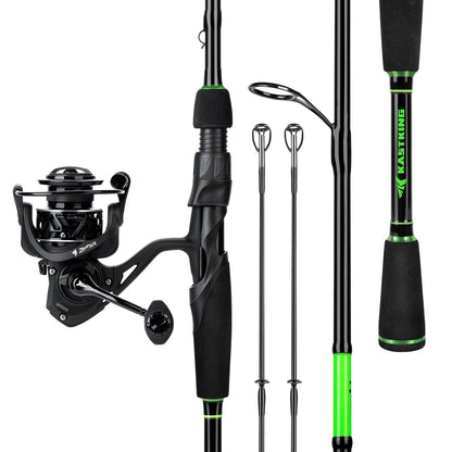 KastKing Zephyr Dual-tip Spinning Fishing Rod and Reel Combo product image 2