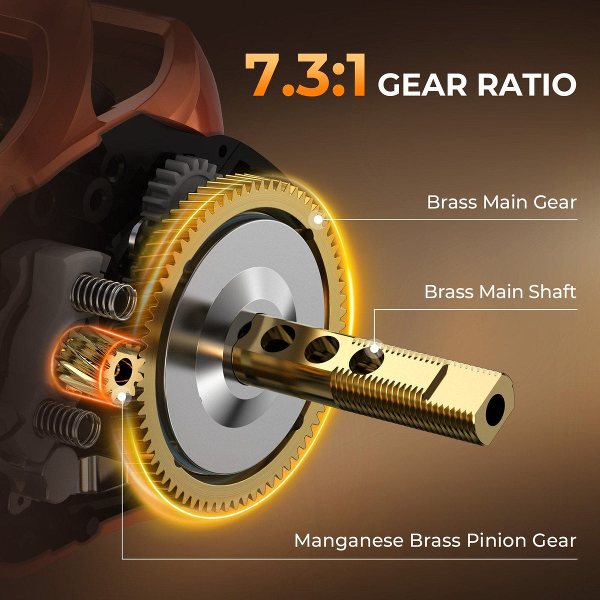 KastKing Lethal Blaze Twin-Tip Baitcaster Rod and Reel Combo product image 5
