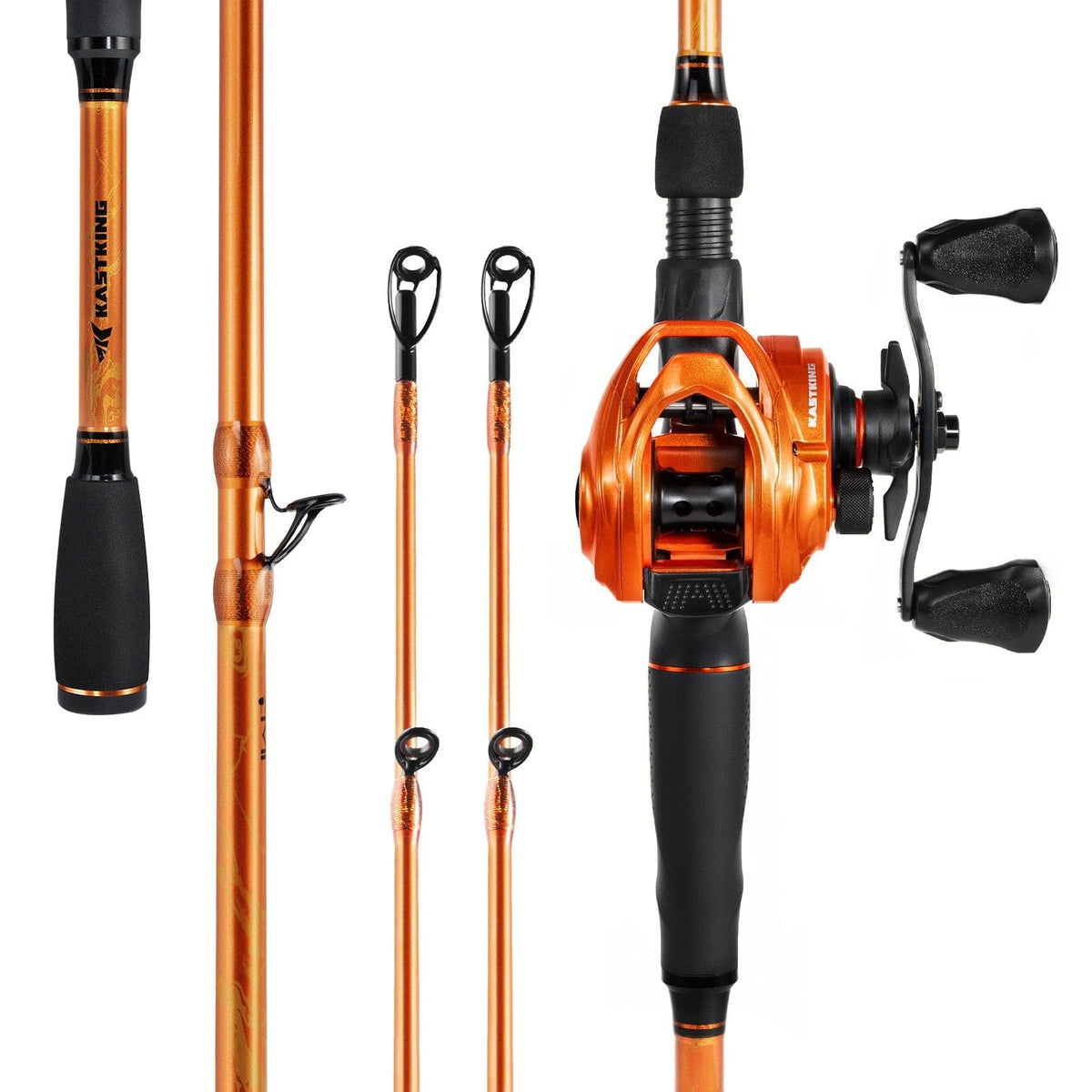 KastKing Lethal Blaze Twin-Tip Baitcaster Rod and Reel Combo by KastKing