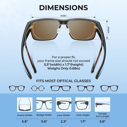 KastKing Molino Fit-Over Polarized Sunglasses product image 6