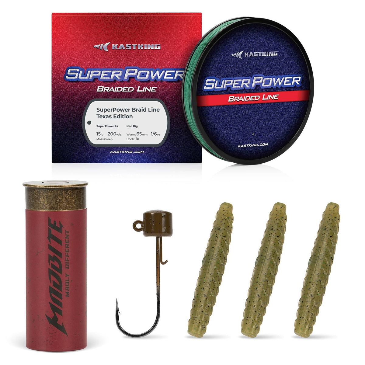 KastKing Superpower Braided Fishing Line and Lure Kit product image 3