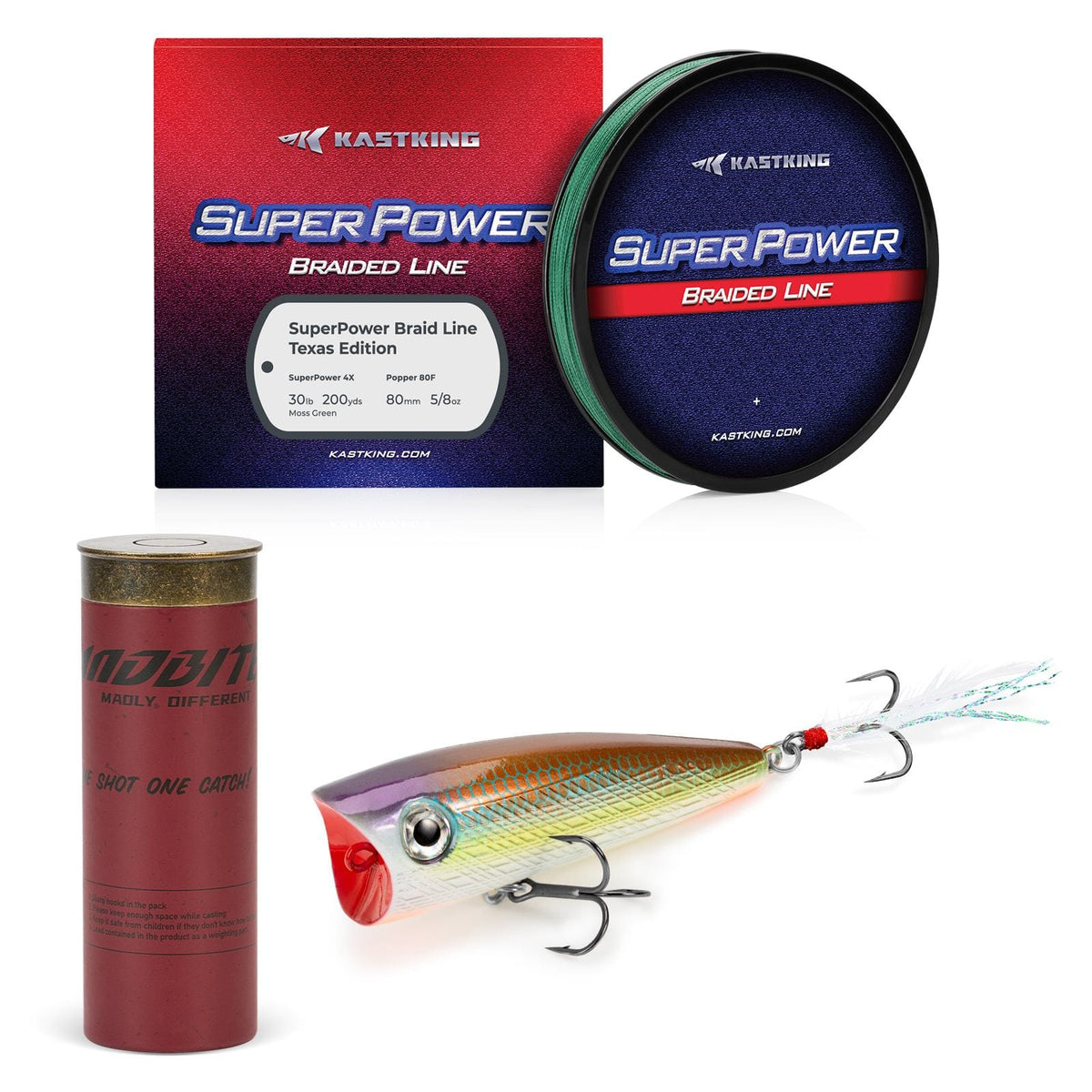 KastKing Superpower Braided Fishing Line and Lure Kit product image 4