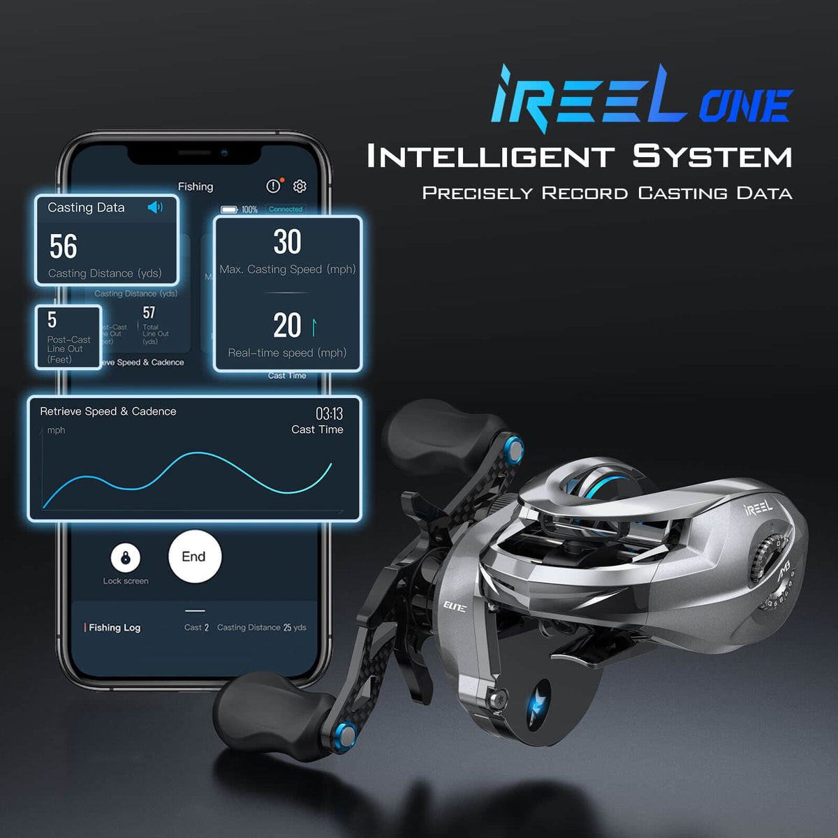 KastKing iReel One AMB Smart Fishing Reels product image 3