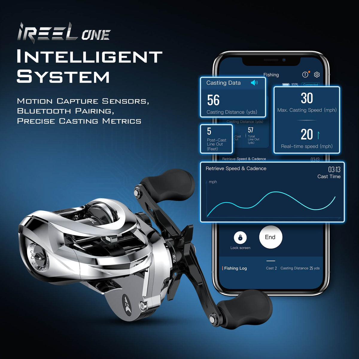 KastKing iReel One IFC Smart Fishing Reel product image 3