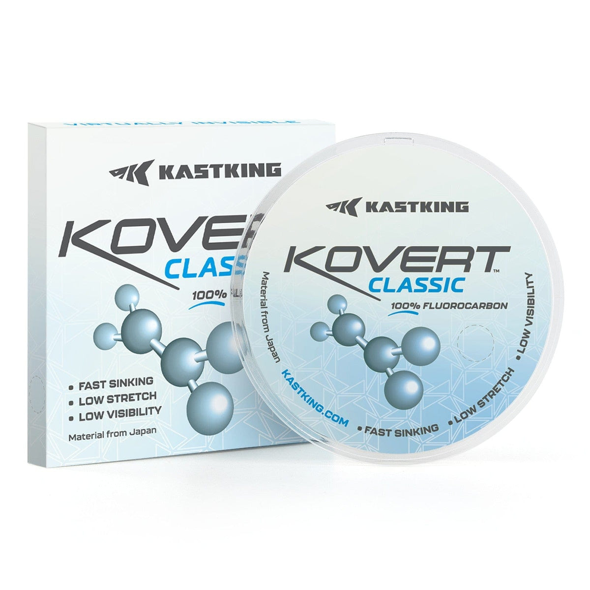 KastKing Kovert Classic 100% Fluorocarbon Fishing line by KastKing