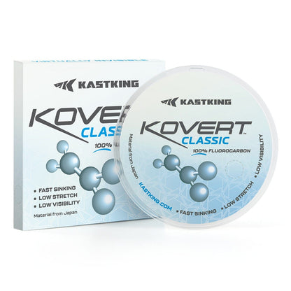 KastKing Kovert Classic 100% Fluorocarbon Fishing line by KastKing