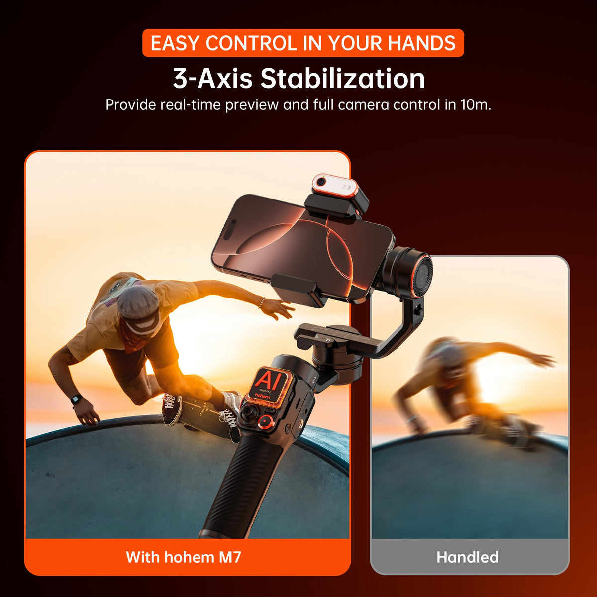 Hohem iSteady M7 phone gimbal Creator Kit alternate view 5