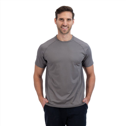 Men's Cooling Short Sleeve Crew - Grey by Fieldsheer