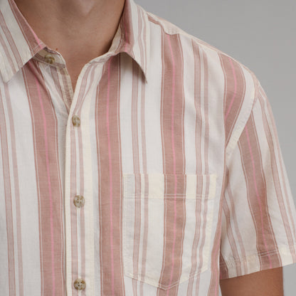 Eddie Bauer Men's Baja Short-Sleeve Shirt - Print alternate view 2