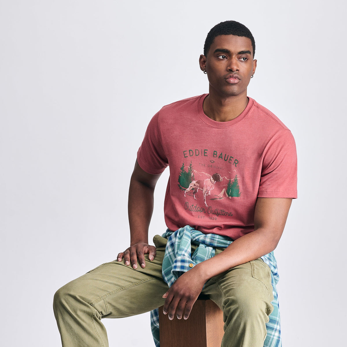 Eddie Bauer Men's EB Camp Dog T-Shirt alternate view 2