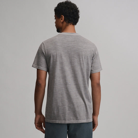 Eddie Bauer Men's Short-Sleeve Sunwashed Cotton Henley alternate view 1