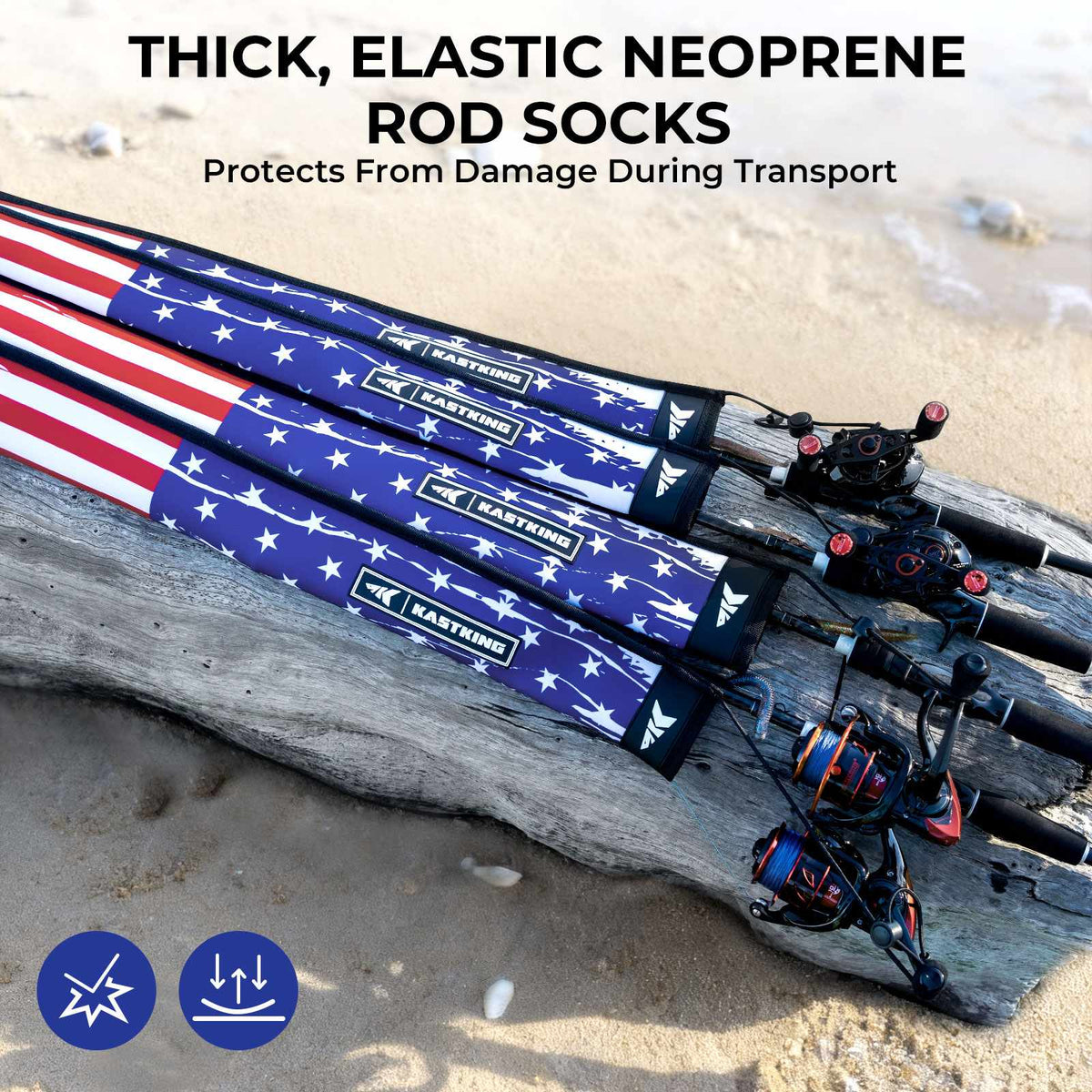 KastKing MeshGuard Neoprene Rod Socks product image 4