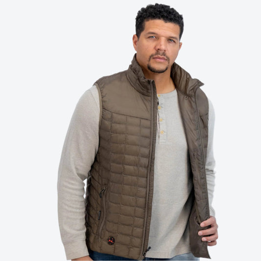 Backcountry Men's Heated Vest - Morel by Fieldsheer