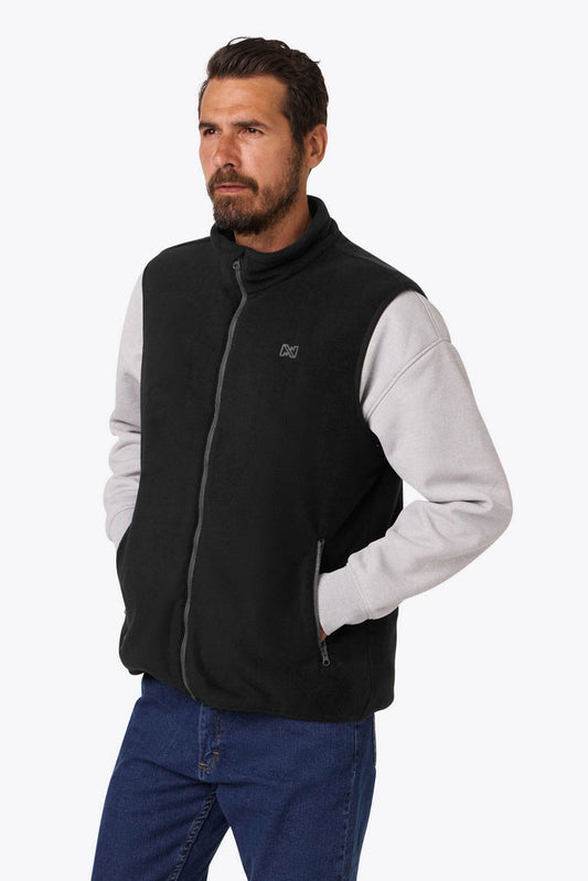 Trek 2.0 Fleece Vest Men's - Black by Fieldsheer