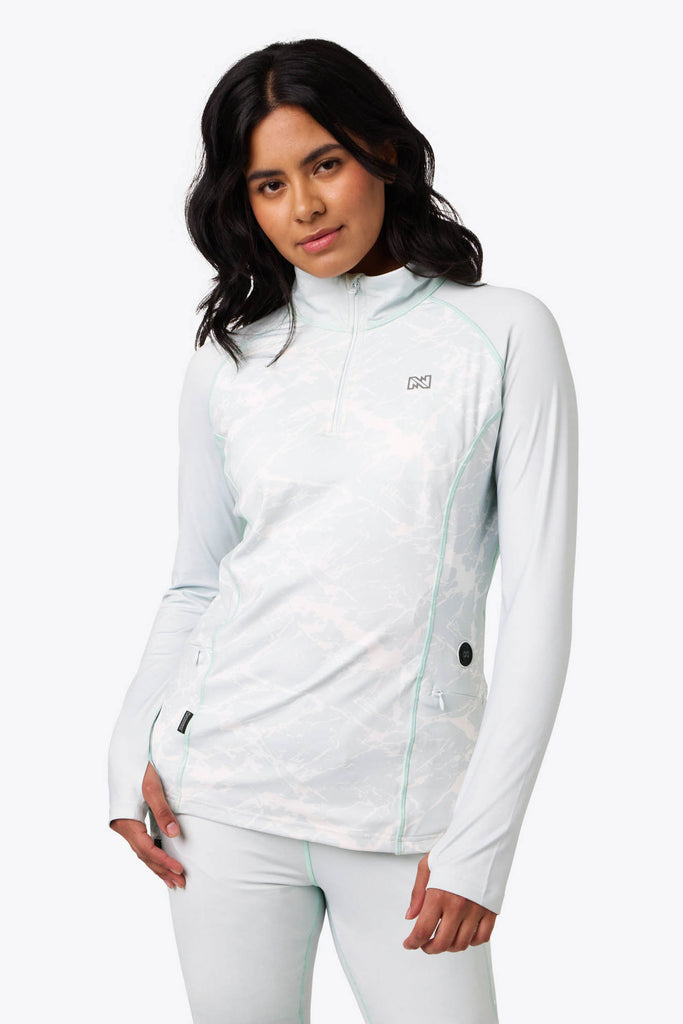Proton 2.0 Baselayer Shirt Women's - Ice Blue by Fieldsheer