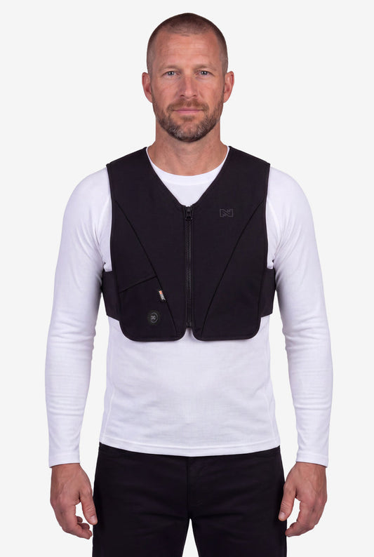 Thawdaddy Base Layer Vest 2.0 Unisex - Black by Fieldsheer