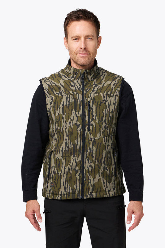 BLX Mossy Oak Heated Vest Men's by Fieldsheer