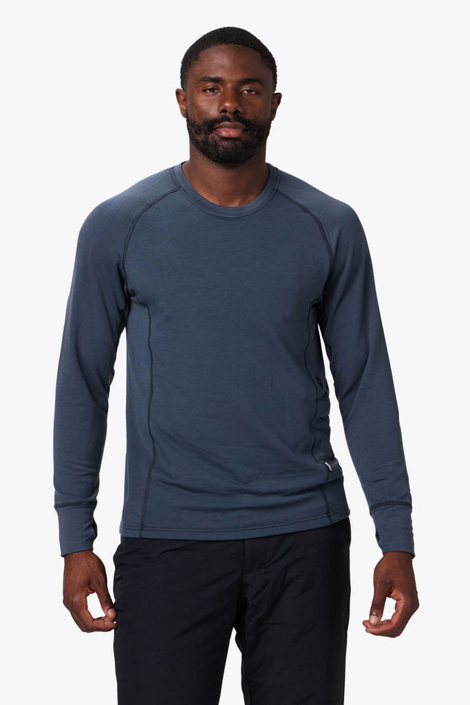 Baselite Heated Baselayer Shirt Men's - Arctic Blue by Fieldsheer