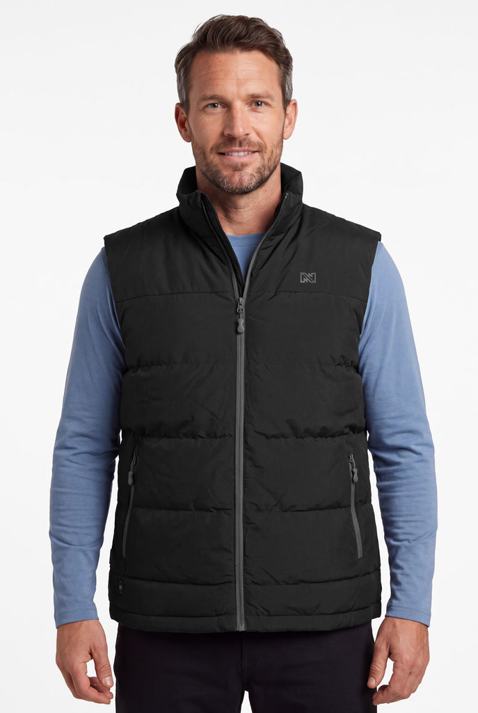 Crest 2.0 Down Vest Men's - Black by Fieldsheer