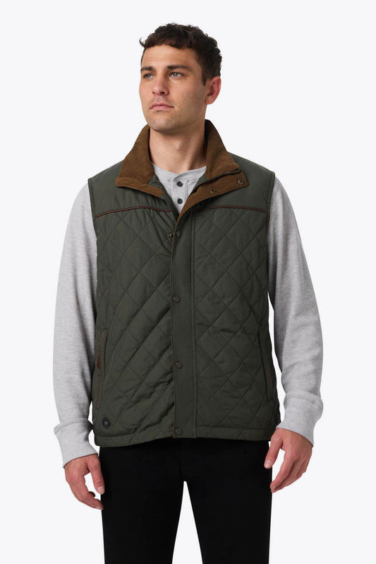 Duke Heated Vest Men's - Forest Green by Fieldsheer