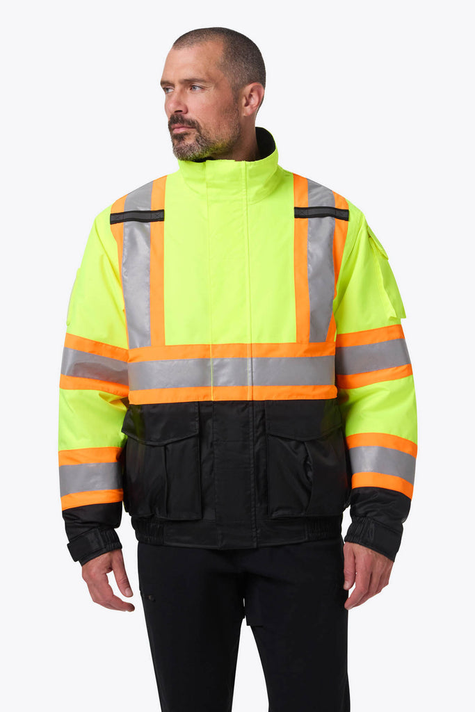 Hi-Vis WP Heated Jacket CSA / ANSI Men's - Hi-Vis by Fieldsheer