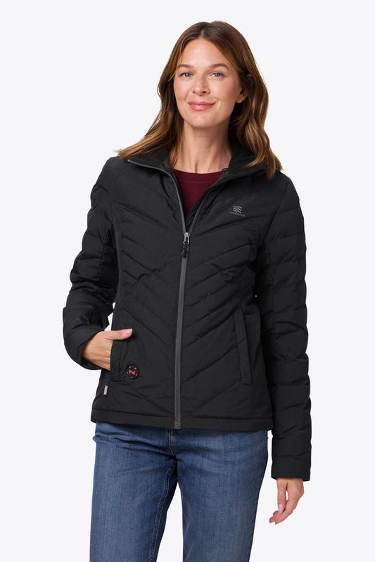 Crest Natural Down Heated Jacket Women's by Fieldsheer