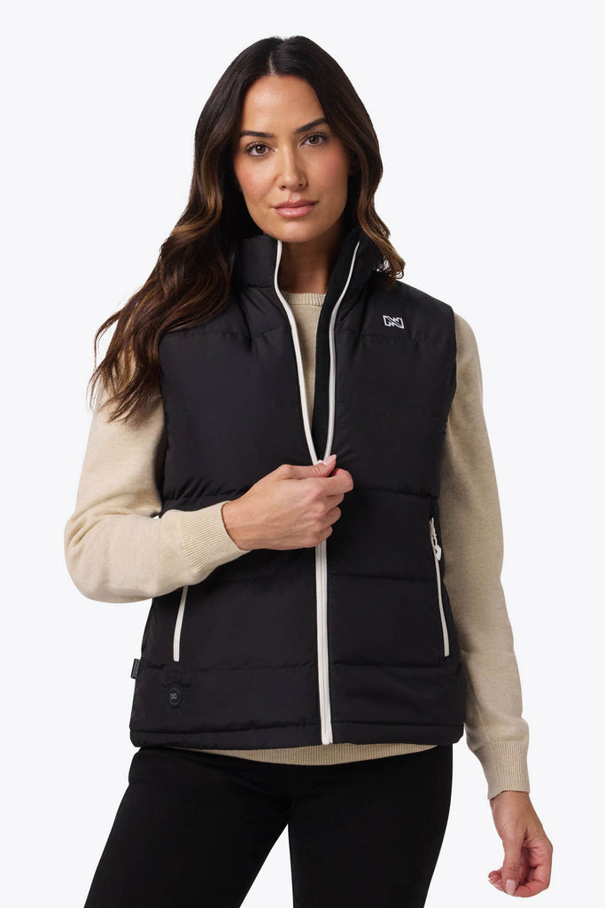Crest 2.0 Down Vest Women's - Black by Fieldsheer