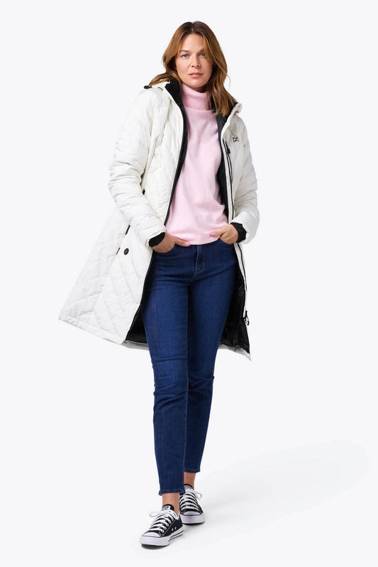 Meridian Heated Jacket Women's - Cream by Fieldsheer