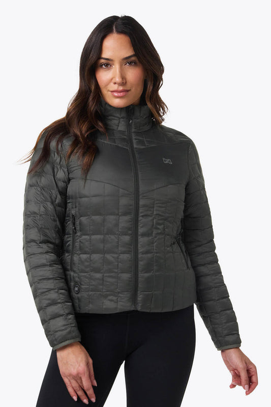 Outrider Heated Jacket Women's - Dark Charcoal by Fieldsheer