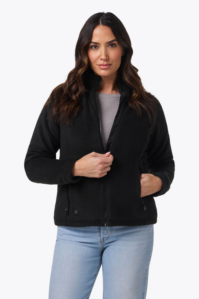 Trek 2.0 Fleece Jacket Women's - Black by Fieldsheer