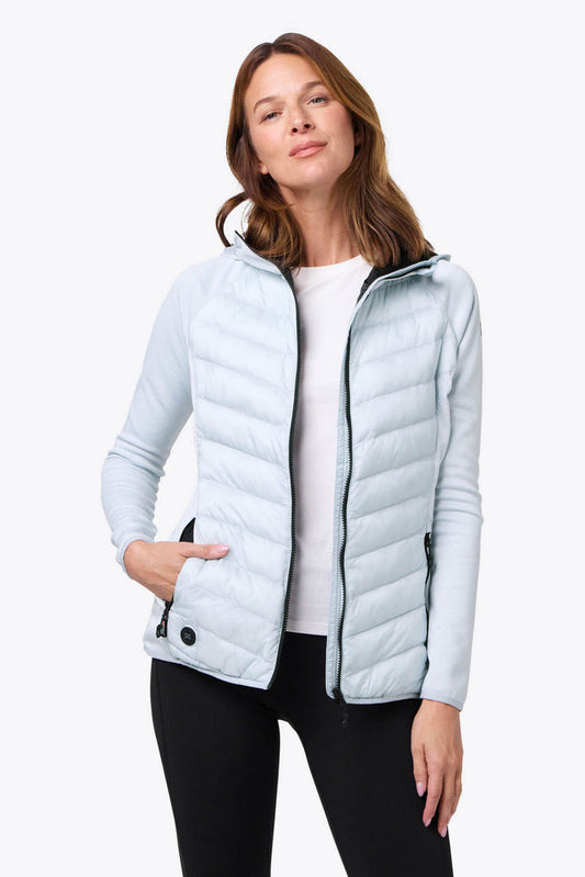 Ventani Hybrid Heated Jacket Women's - Crystal Blue by Fieldsheer