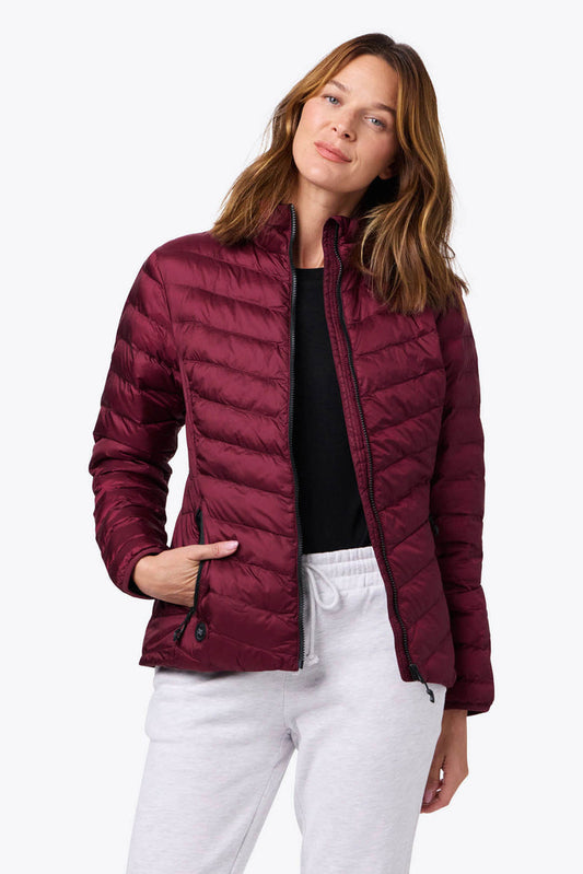 Backcountry Xtera Heated Jacket Women's - Burgundy by Fieldsheer
