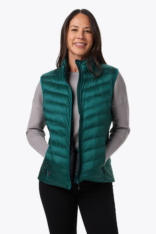 Backcountry Xtera Heated Vest Women's - Dark Teal by Fieldsheer