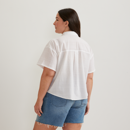 Eddie Bauer Women's Destination Utility Shirt - White alternate view 3