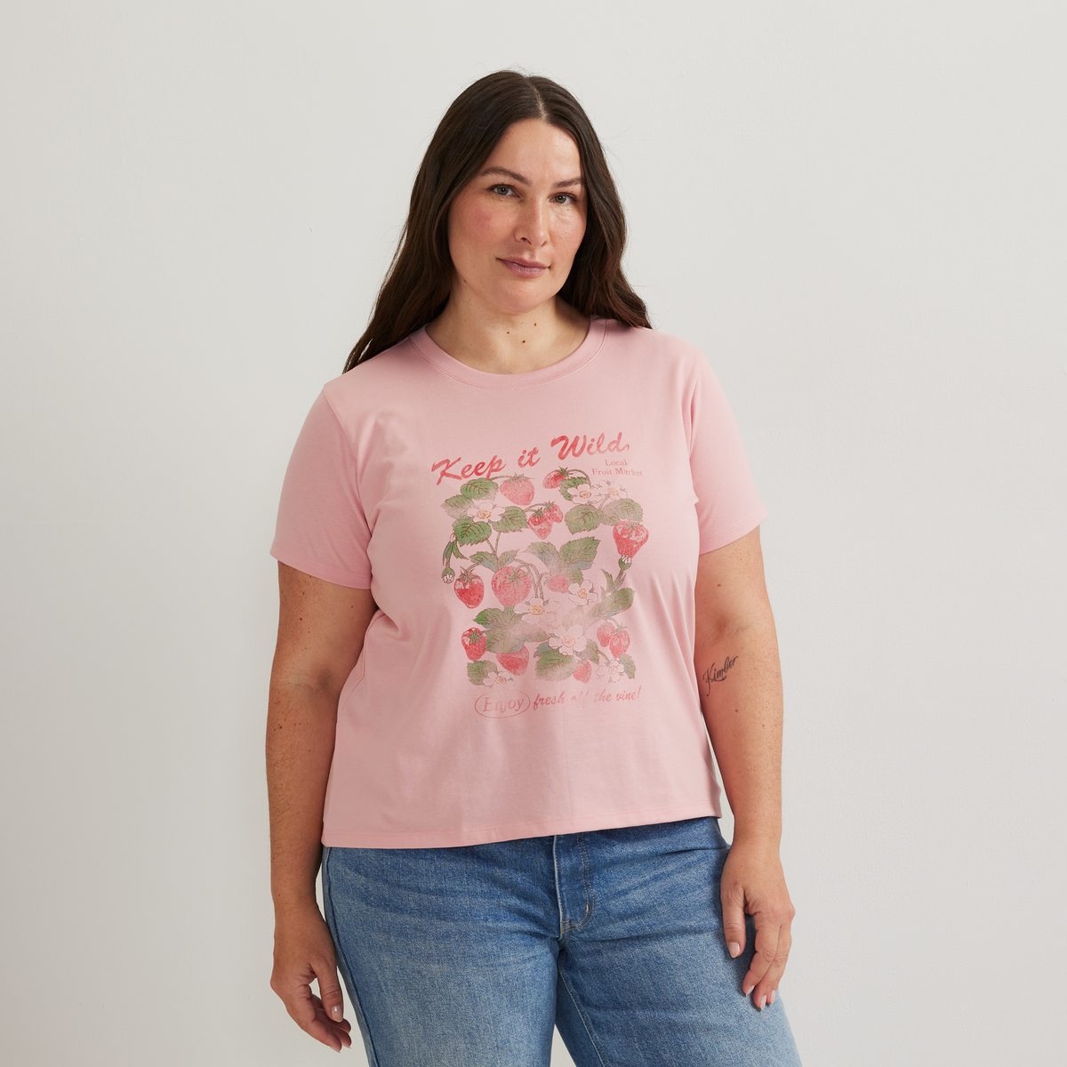 Eddie Bauer Women's Graphic T-Shirt - Berry alternate view 2