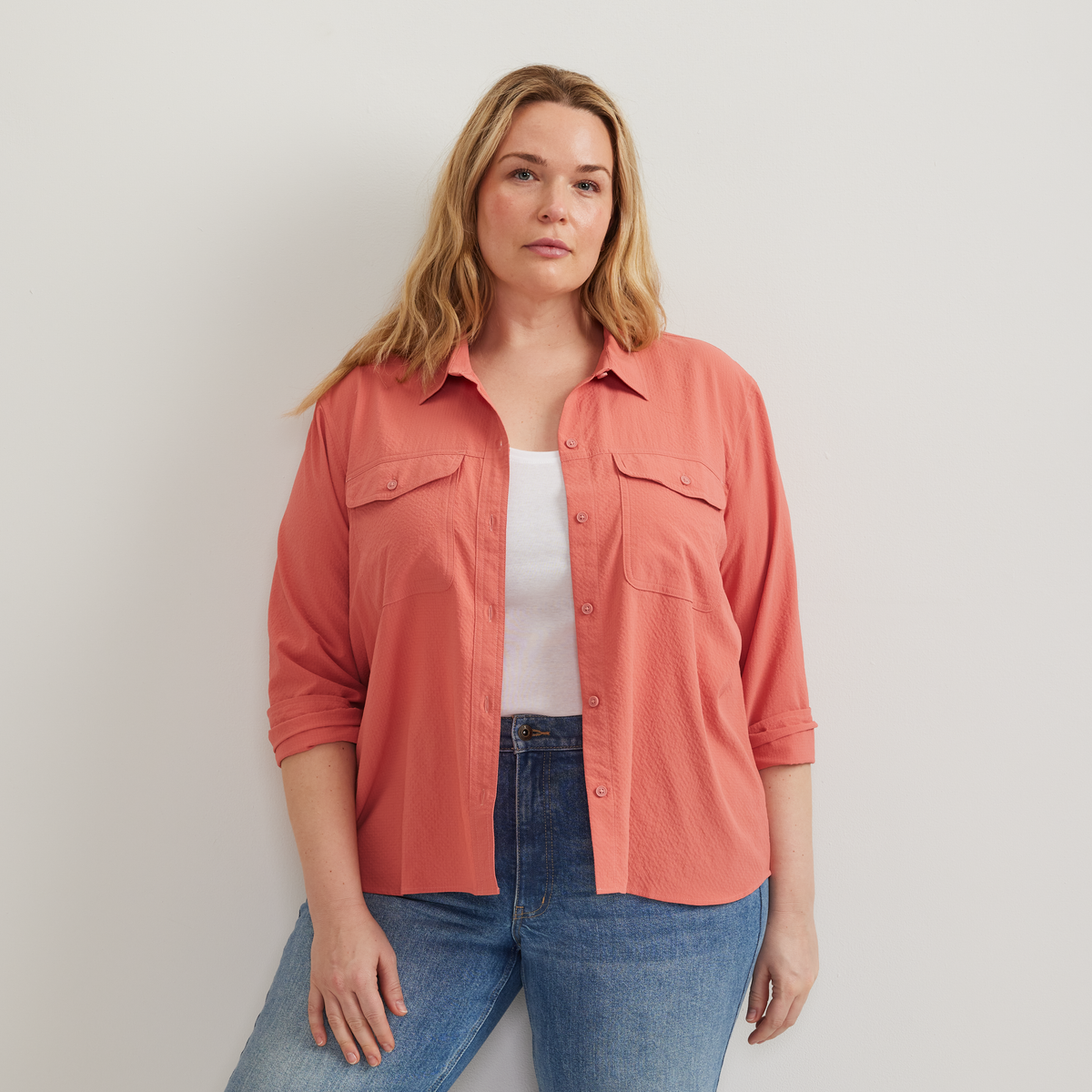 Eddie Bauer Women's Mountain 3.0 Long-Sleeve Shirt - Solid alternate view 2