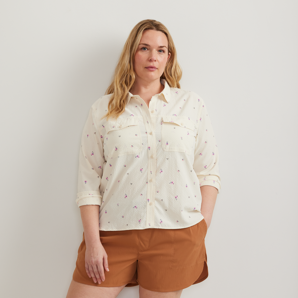 Eddie Bauer Women's Mountain 3.0 Long-Sleeve Shirt - Print alternate view 2
