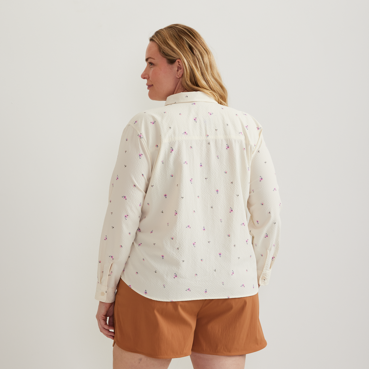 Eddie Bauer Women's Mountain 3.0 Long-Sleeve Shirt - Print alternate view 3