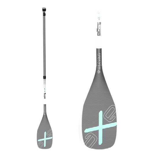 Axe Paddle Pro 3-Piece Adjustable Carbon SUP Paddle by Bote, available through BOTE