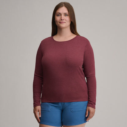 Eddie Bauer Women's Fav Long Sleeve Crew Neck Tee alternate view 3
