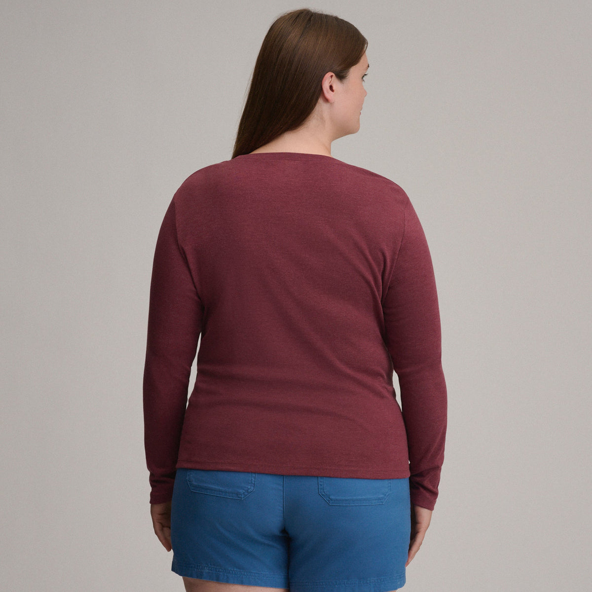 Eddie Bauer Women's Fav Long Sleeve Crew Neck Tee alternate view 4