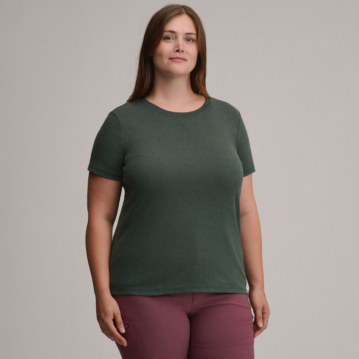 Eddie Bauer Women's Favorite Short-Sleeve Crew T-Shirt alternate view 4