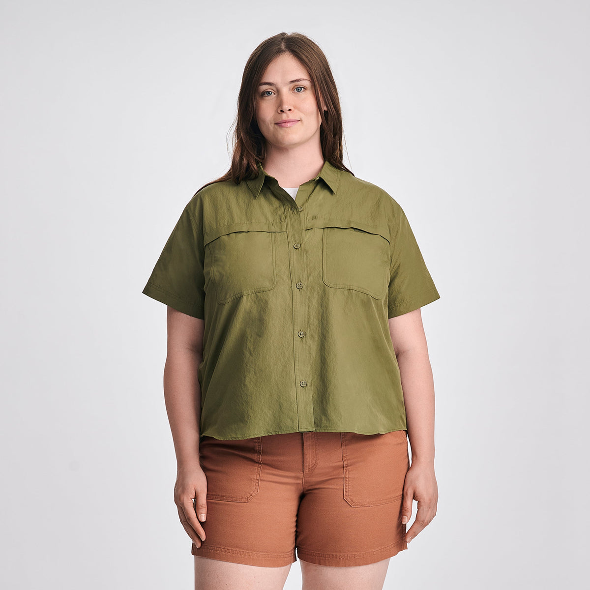 Eddie Bauer Women's Rainier Short-Sleeve Ripstop Shirt alternate view 2