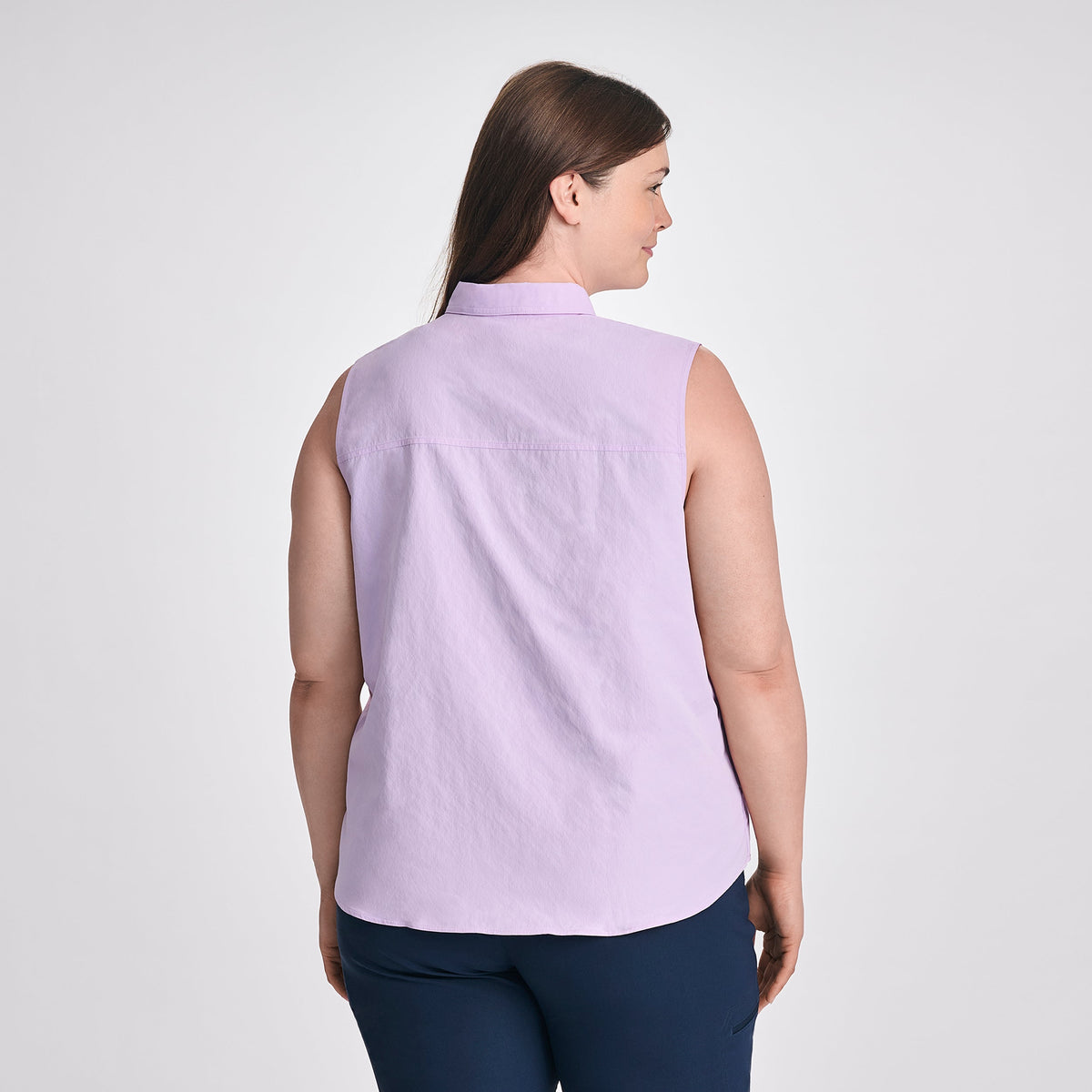Eddie Bauer Women's Rainier Ripstop Sleeveless Shirt alternate view 4