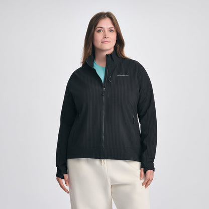 Eddie Bauer Women's Sandstone Backbone Grid Jacket alternate view 3